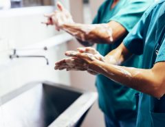 hand washing in healthcare