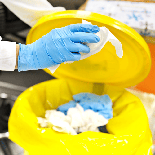 store waste in a GP clinic