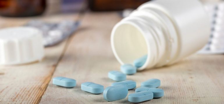 Image showing pills spilling meant to rep[resent pharmaceutical waste