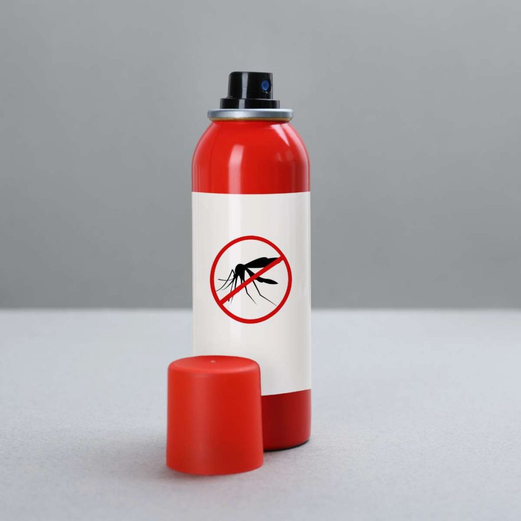 image showing generic can of insect repellent spray